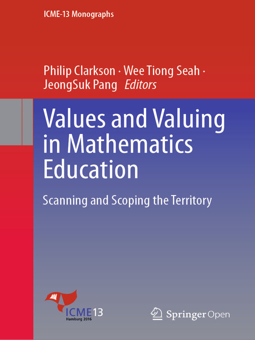 Title details for Values and Valuing in Mathematics Education by Philip Clarkson - Available